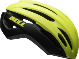 bell avenue mips adult road bike helmet - matte/gloss hi-viz/black (discontinued), universal adult (53-60 cm)