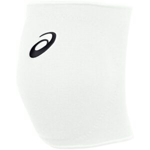 asics gel-rally volleyball kneepad, team white, small/medium