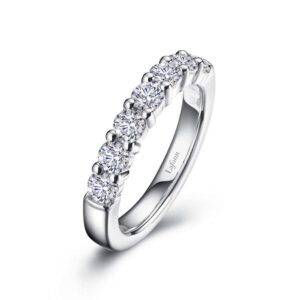 lafonn classic platinum-plated simulated diamond ring (1.2 cttw)