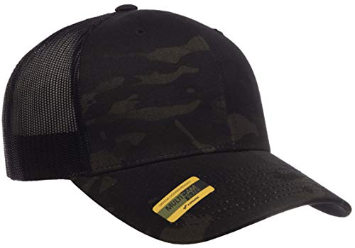 Yupoong YP Classics Retro Trucker Cap, Multicam Black, OS