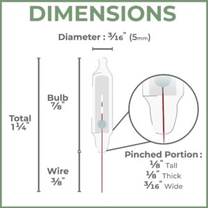 612 Vermont 2.5V Multi Color Mini Christmas Replacement Bulbs for Christmas Trees and Incandescent String Lights, Pinched Base, 50 Count (0.42 Watt, 170 mA)