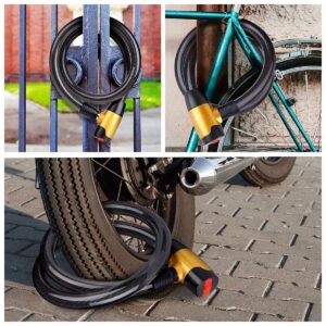 Cable Lock，Bike Lock，Motorcycle Lock,Lock Warehouse, Gate, Very Strong.