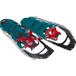 msr womens revo ascent women's snowshoes snowshoes, teal, 22-inch pair us