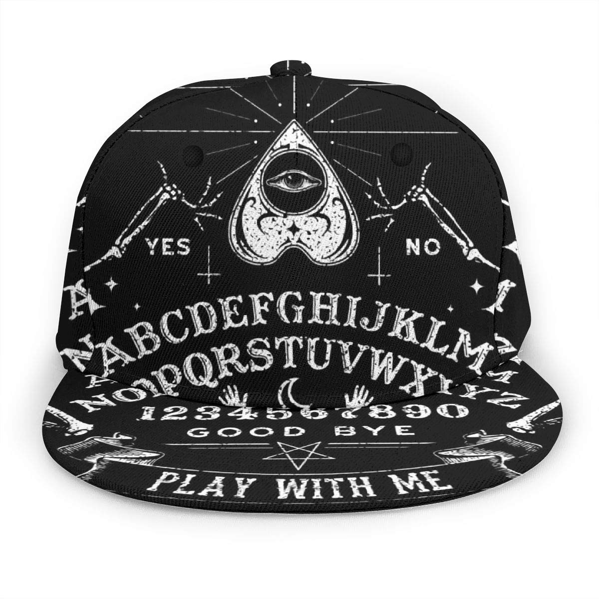 Vintage Magic Ouija Board Men Women Adult Snapbacks Dad Hat Trucker Hats Adjustable Printed Flat Bill Baseball Cap Black