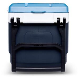 IGLOO Outdoor Maxcold Latitude 90 Cool Box, Gris foncé/Bleu, 85 Liter