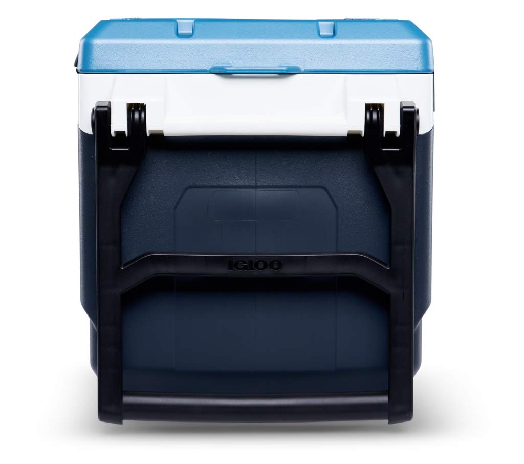 IGLOO Outdoor Maxcold Latitude 90 Cool Box, Gris foncé/Bleu, 85 Liter