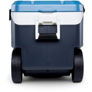 IGLOO Outdoor Maxcold Latitude 90 Cool Box, Gris foncé/Bleu, 85 Liter