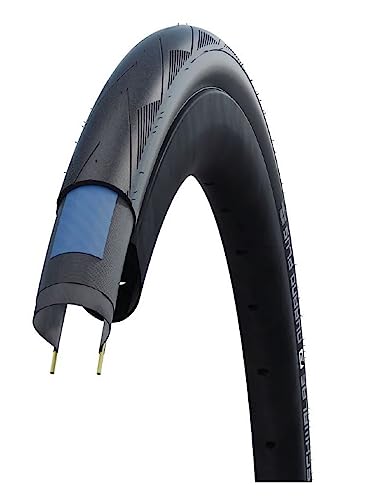 Schwalbe - Durano Road and Touring Folding Clincher Bike Tire | 700 x 25 | Performance Line, RaceGuard | Black/Grey