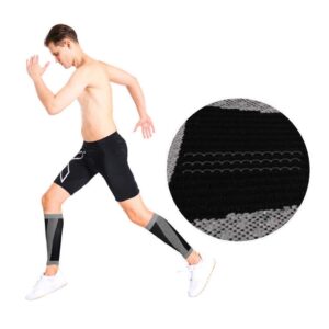 PURFUN Men Boys Compression Calf Shin Supports Slings Professional Arthritis Tendonitis Calf Leg Sleeve Socks Dance Yoga Team Sports Training Volleyball Calf Splints Supports Guard Protection Gear