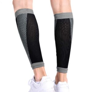 PURFUN Men Boys Compression Calf Shin Supports Slings Professional Arthritis Tendonitis Calf Leg Sleeve Socks Dance Yoga Team Sports Training Volleyball Calf Splints Supports Guard Protection Gear