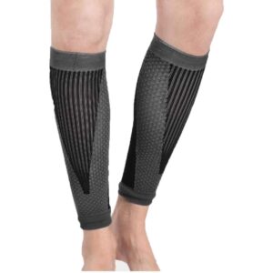 PURFUN Men Boys Compression Calf Shin Supports Slings Professional Arthritis Tendonitis Calf Leg Sleeve Socks Dance Yoga Team Sports Training Volleyball Calf Splints Supports Guard Protection Gear