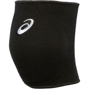 asics gel-rally volleyball kneepad, performance black, large/x-large