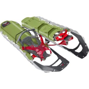 msr unisex adult 25 inch pair snowshoes, olive, 25-inch pair us