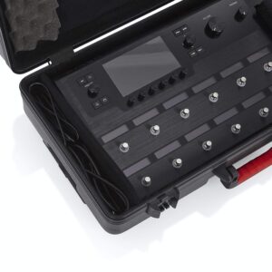 Gator Cases ATA Style Case for the Line 6 Helix Multi-FX Floor Processor with Wheels (GHELIXFLOOR)