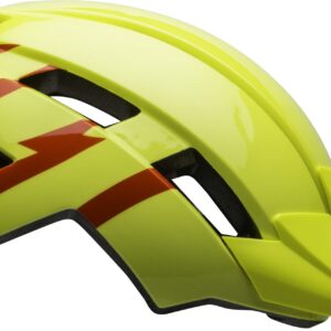 BELL Sidetrack II Youth Bike Helmet - Strike Gloss Hi-Viz/Red (2023), Universal Youth (50-57 cm)