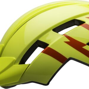 BELL Sidetrack II Youth Bike Helmet - Strike Gloss Hi-Viz/Red (2023), Universal Youth (50-57 cm)