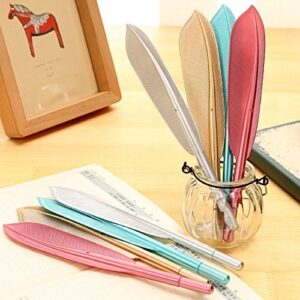 4pcs Feather Quill Pen Set Journal Book Notebook Notepad Agenda Planner with Hogwarts Pen for Kids Gifts Set