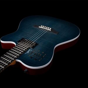 Godin A6 Ultra - Denim Blue Flame