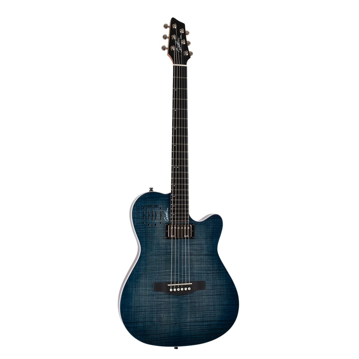 Godin A6 Ultra - Denim Blue Flame