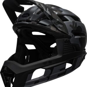 Bell Super Air R MIPS Adult Mountain Bike Helmet - Matte/Gloss Black Camo (2023), Large (58-62 cm)