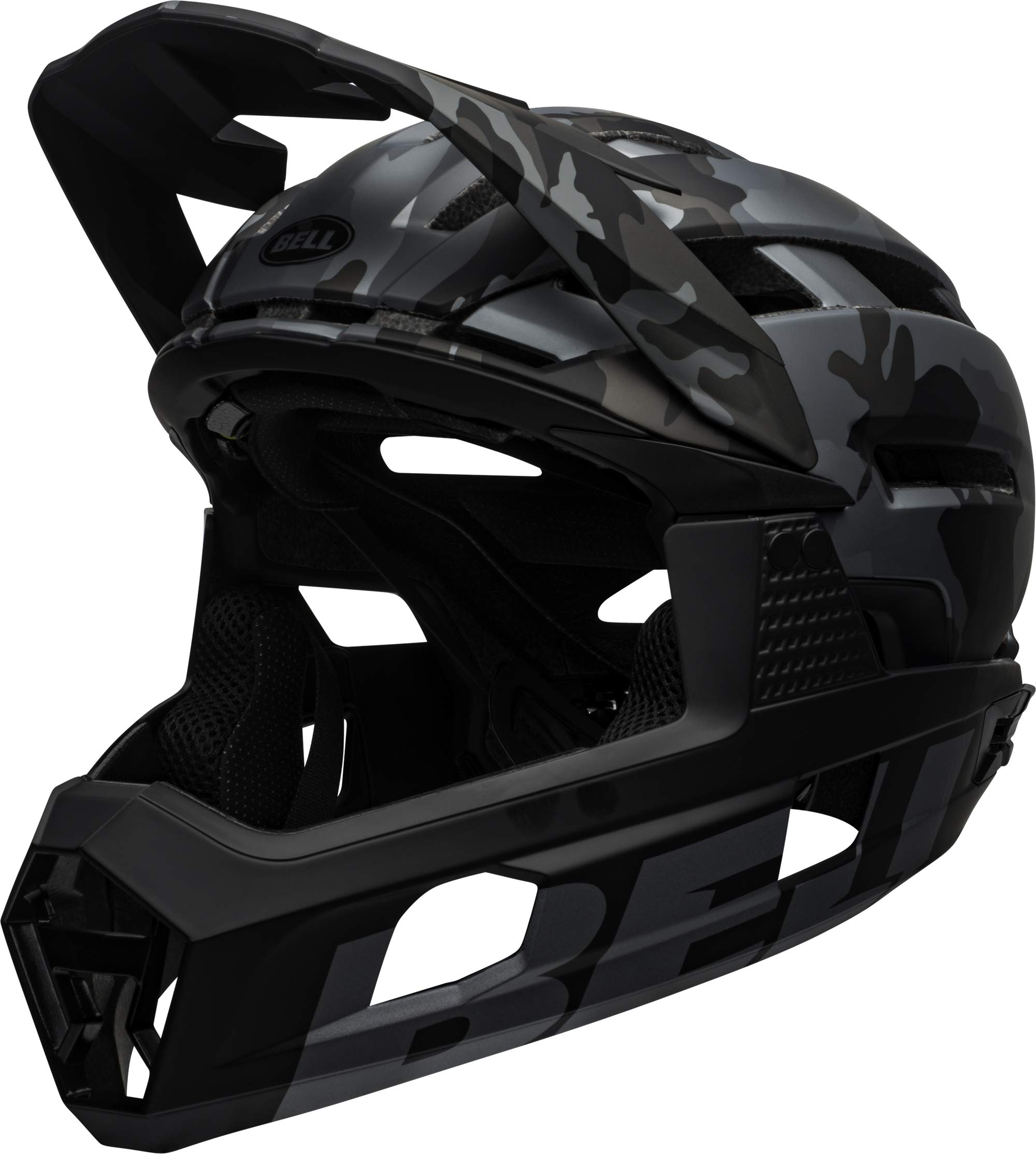 Bell Super Air R MIPS Adult Mountain Bike Helmet - Matte/Gloss Black Camo (2023), Large (58-62 cm)