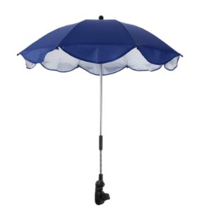 Toygogo Summer Sunshade Umbrella Portable Outdoor Beach Clamp-on Shelter に適用 Travel - Royal Blue, 68x65cm