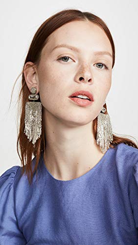 Deepa Gurnani Women's Deepa By Deepa Gurnani Jody Earrings, Silver, One Size