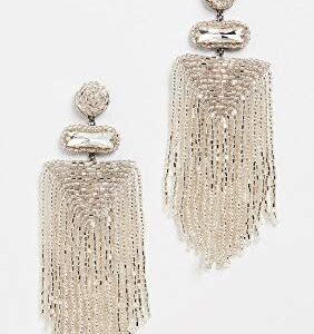 Deepa Gurnani Women's Deepa By Deepa Gurnani Jody Earrings, Silver, One Size