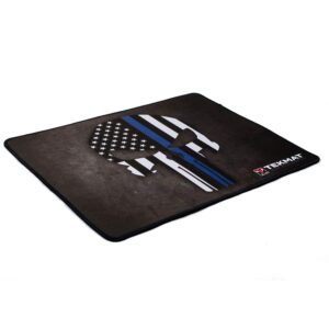 TekMat Thin Blue Line Punisher Police Support Ultra Premium Gun Cleaning Mat, Black, 15" x 20"