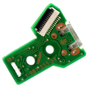 deal4go jds-040 12-pin micro usb charging port socket board pcb module replacement for sony ps4 pro slim controller