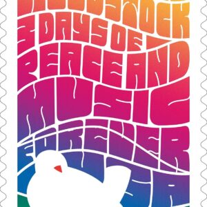 Woodstock 50th Anniversary (Sheet of 20) Commemorating Music and Art Fair Festival Hippies First-Class Mail Forever Postage Stamps Scott #5409