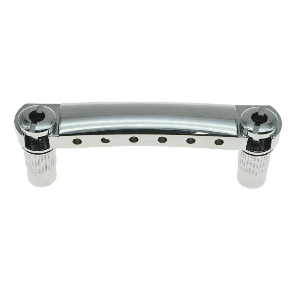 KAISH Guitar Locking Tailpiece Mounting Studs Locking Stop Bar Posts Wraparound Bridge Locking Posts Chrome