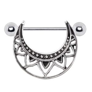 316l stainless steel tribal wildklass nipple shield