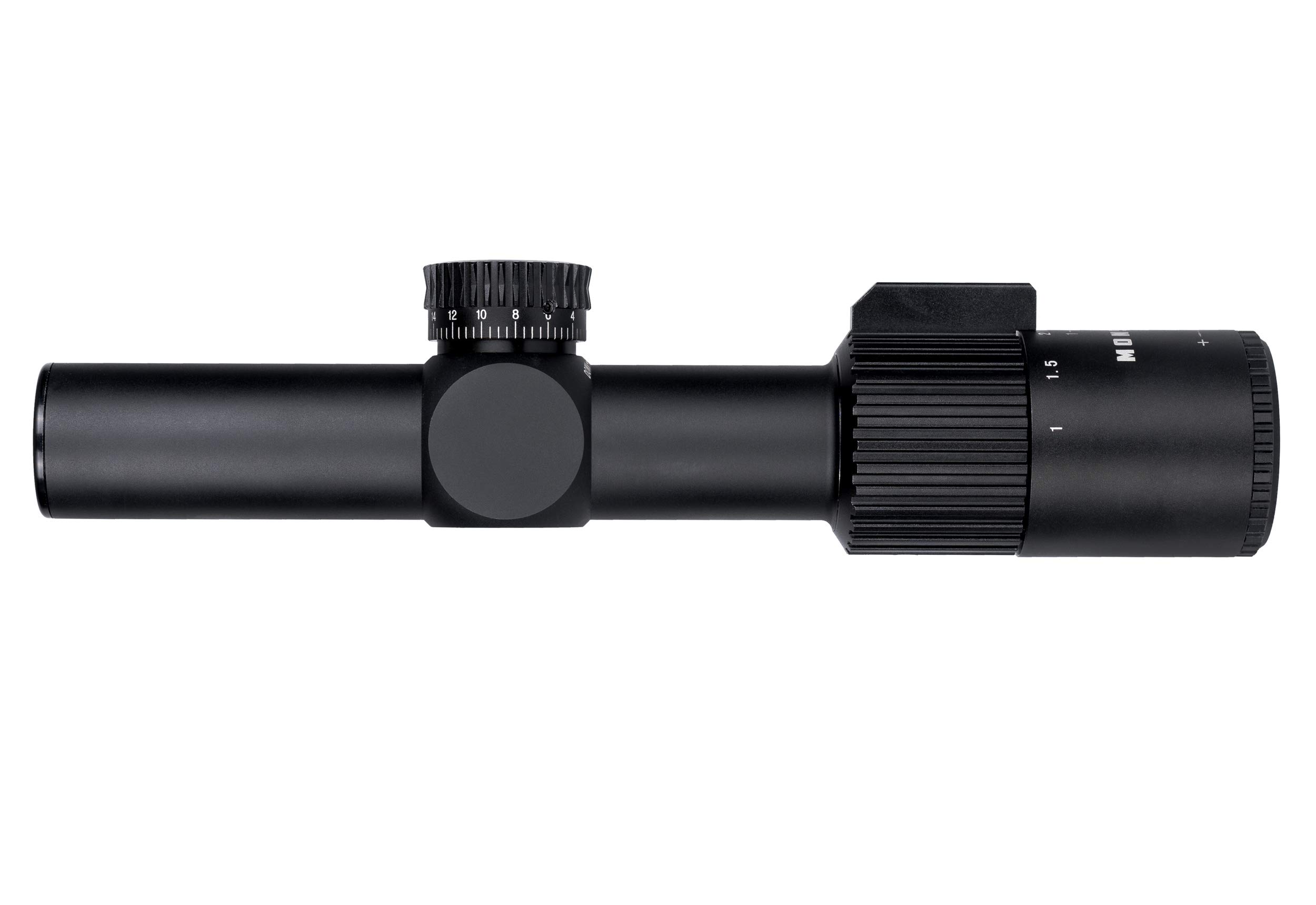 Monstrum Alpha Series 1-4x24 First Focal Plane FFP Rifle Scope with MOA Reticle | Black