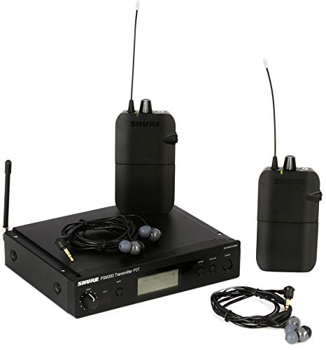 Shure PSM300 P3TR112TW Wireless in-Ear Personal Monitoring System with SE112 Earphones, Twinpack - G20 Band