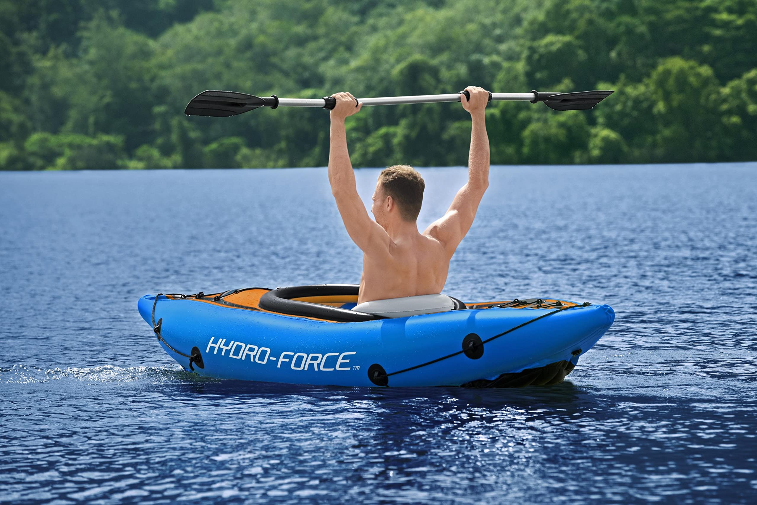 Hydro-Force Cove Champion Inflatable Kayak Set