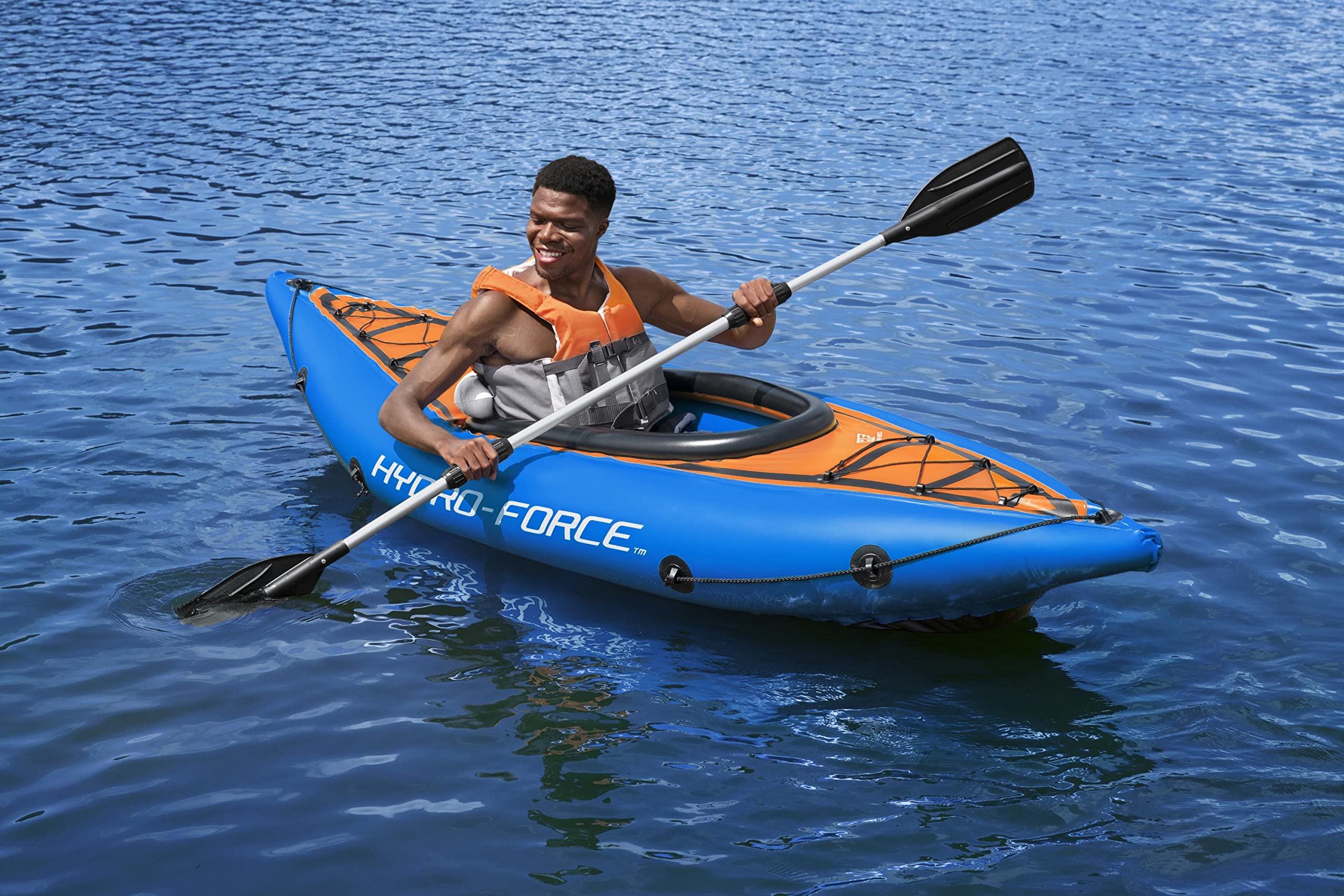 Hydro-Force Cove Champion Inflatable Kayak Set