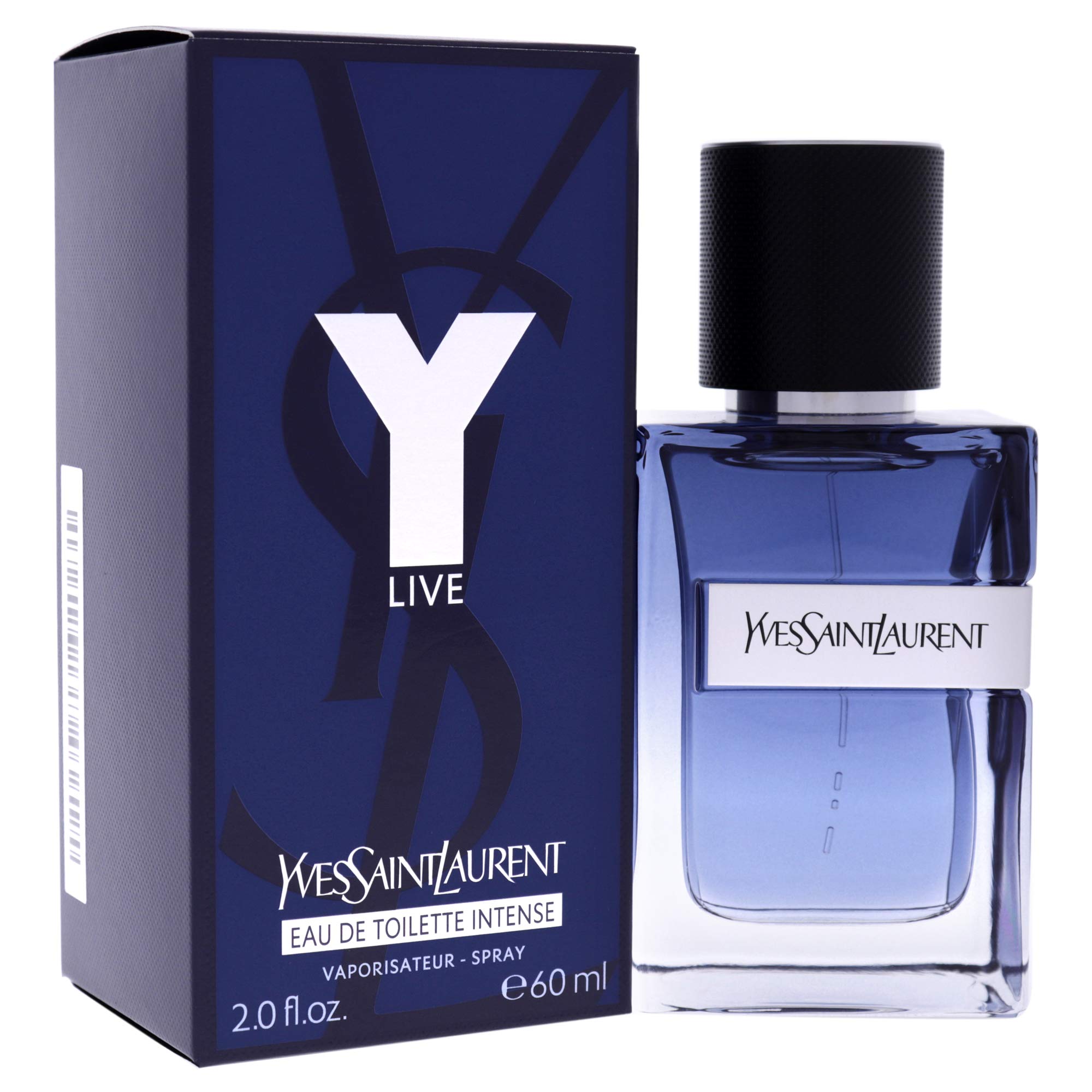 Yves Saint Laurent Y Live Eau De Toilette Intense Spray, Fragrance for Men, 2 Fl Oz