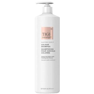 tigi copyright custom care colour shampoo 32.79 oz. liter