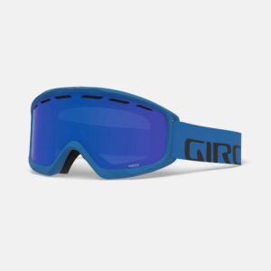 Giro Index OTG Adult Snow Goggles - Blue Wordmark Strap with Vivid Royal Lens (2021)