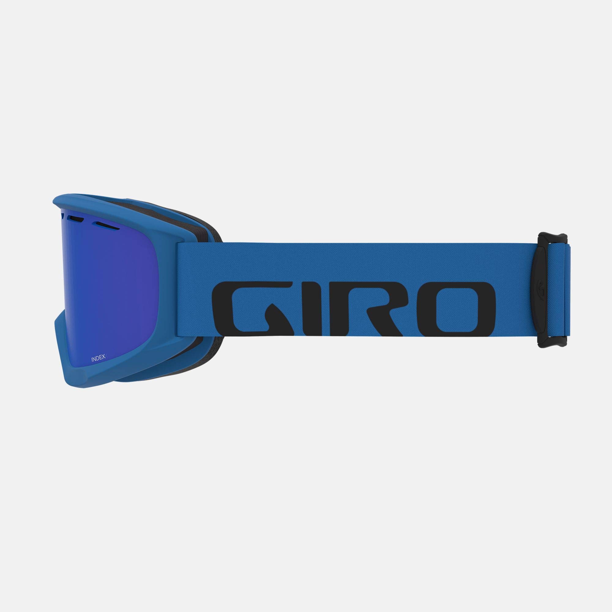 Giro Index OTG Adult Snow Goggles - Blue Wordmark Strap with Vivid Royal Lens (2021)