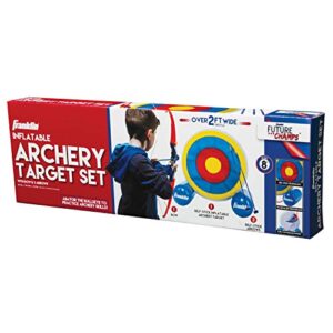 Franklin Sports Kids Archery Target - Inflatable Standing Target with Self-Stick Bullseye & Arrows