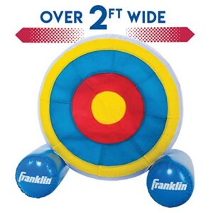 Franklin Sports Kids Archery Target - Inflatable Standing Target with Self-Stick Bullseye & Arrows