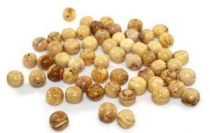 palo santo round prayer beads 9mm average for japa mala. pack (50 units)