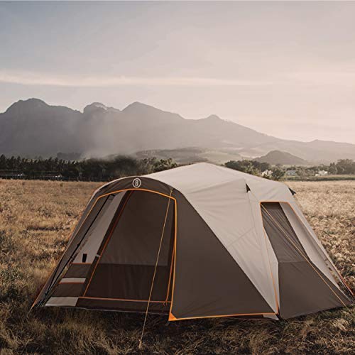 Bushnell Instant Tent | 6 Person / 9 Person / 12 Person Instant Tents Cabin Design Perfect for 3 Season Family Camping Essentials, Hunting, and Fishing with Fast Setup (6 Person)