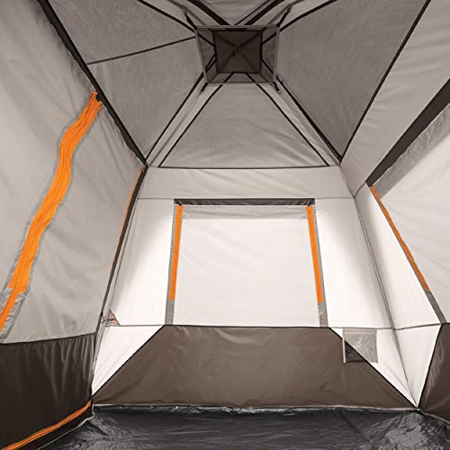 Bushnell Instant Tent | 6 Person / 9 Person / 12 Person Instant Tents Cabin Design Perfect for 3 Season Family Camping Essentials, Hunting, and Fishing with Fast Setup (6 Person)