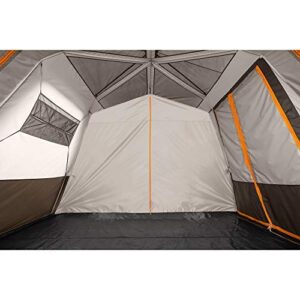 Bushnell Instant Tent | 6 Person / 9 Person / 12 Person Instant Tents Cabin Design Perfect for 3 Season Family Camping Essentials, Hunting, and Fishing with Fast Setup and 3 Rooms (12 Person)