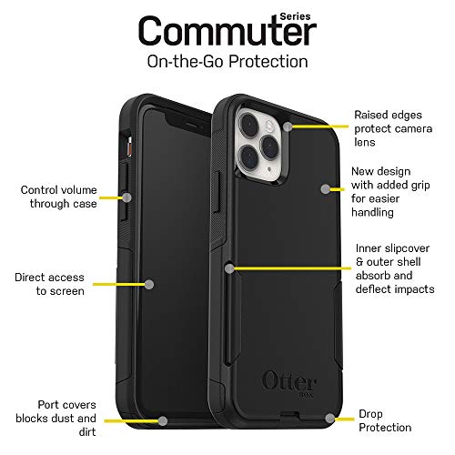 OtterBox iPhone 11 Pro Max Commuter Series Case - BESPOKE WAY (BLAZER BLUE/STORMY SEAS BLUE), slim & tough, pocket-friendly, with port protection