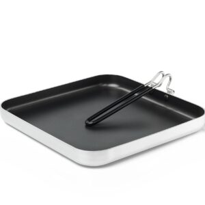 GSI Outdoors Bugaboo Frypan I Non-Stick Square Pan for Car Camping, Backpacking, and Home