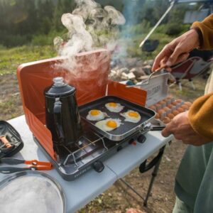 GSI Outdoors Bugaboo Frypan I Non-Stick Square Pan for Car Camping, Backpacking, and Home